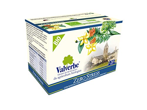 VALVERBE Tisana Zero stress Biologico 20 Filtri - Pacco da 6 - 180 g