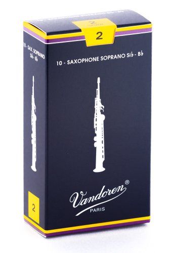 Vandoren SR202 Box 10 Ance Traditional 2 Sax Soprano
