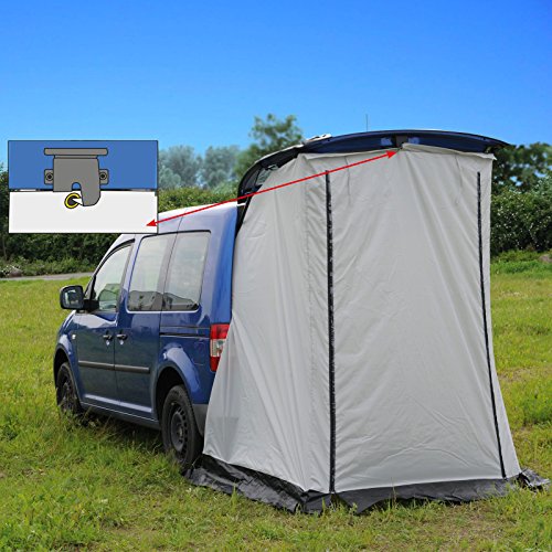 VERTIC Tenda posteriore per mini camper, 135 x 100 cm...
