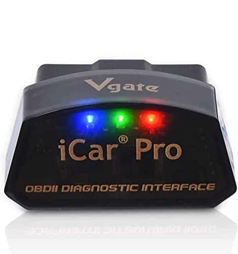 Vgate iCar Pro OBD2 Bluetooth 4.0 Diagnosi Auto Multimarca, Lettore Codice Guasto Motore OBDII, Scanner Diagnostico Professionale Adattatore OBD II per iOS e Android con App Torque