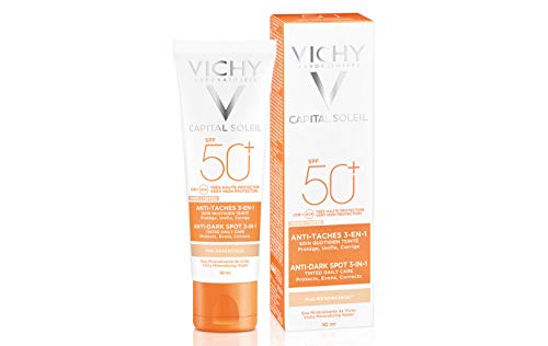 Vichy (L Oreal Italia) Ideal Soleil Trattamento Anti-Macchie Colorato 3In1-50 ml