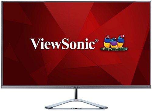 ViewSonic VX3276-2K-MHD-2 Monitor IPS QHD da 32 pollici con 103% sRGB, 2x HDMI, DisplayPort, Mini DisplayPort, Eye Care per il lavoro e l intrattenimento a casa