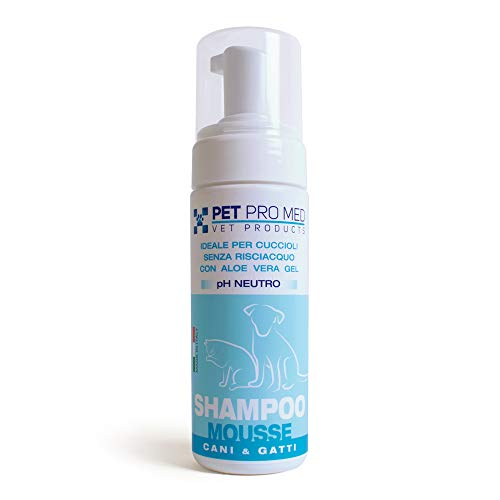 Virosac PetProMed - Shampoo Mousse - Ideale per il manto di cani e ...