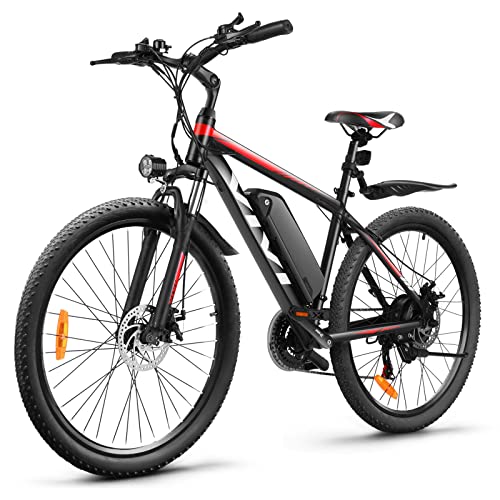 VIVI Bicicletta Elettrica per Adulti 26   27.5  , 250W Mountain Bike Elettrica con 36V 10.4Ah Batteria al Litio Rimovibile, Shimano 21 Velocità Ingranaggi Bici Elettrica per Uomo Donna