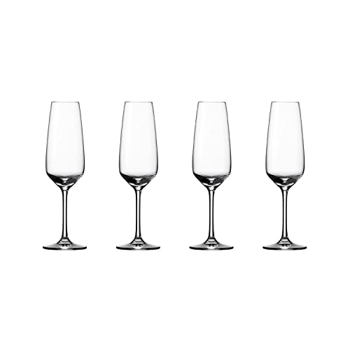 vivo by Villeroy & Boch Group - Voice Basic Set di bicchieri da champagne, 4 pz., 283 ml, bicchiere in cristallo, lavabile in lavastoviglie