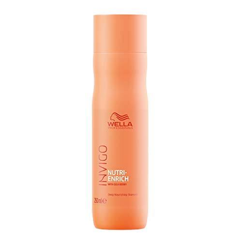 Wella Professionals INVIGO NUTRI-ENRICH Shampoo - Shampoo nutriente professionale per capelli secchi e stressati 250 ml
