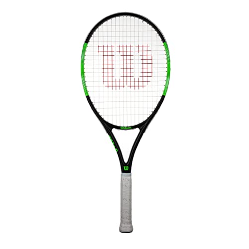 wilson Blade Elite 105 - Racchetta da tennis per adulti (disponibile nelle misure da 1 a 4) (Grip 3 (4 3 8   )), nero, verde, bianco