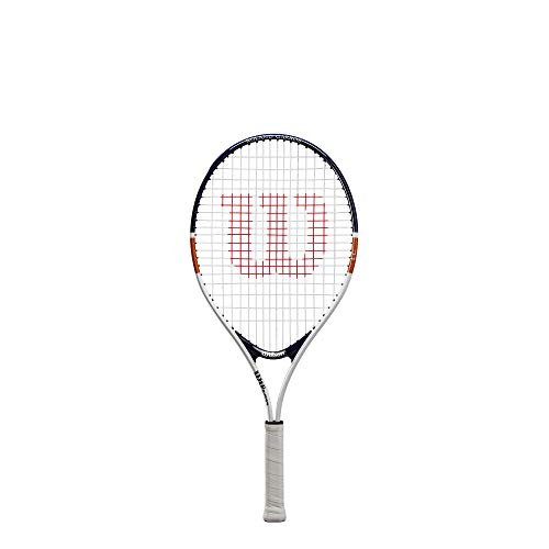Wilson Roland Garros Elite 23 Wr038810H Racchetta da Tennis, Bianco lu Arancione 23 