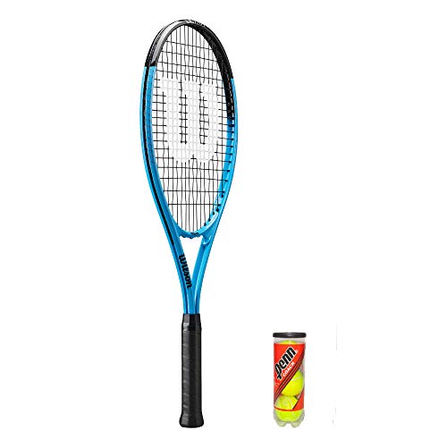Wilson Ultra Power XL 112 - Racchetta da tennis e 3 palline da tennis