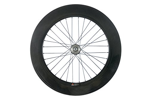 WINDBREAK BIKE 88mm Fixed Gear Bike Wheel 700c Carbon Clincher Sing...