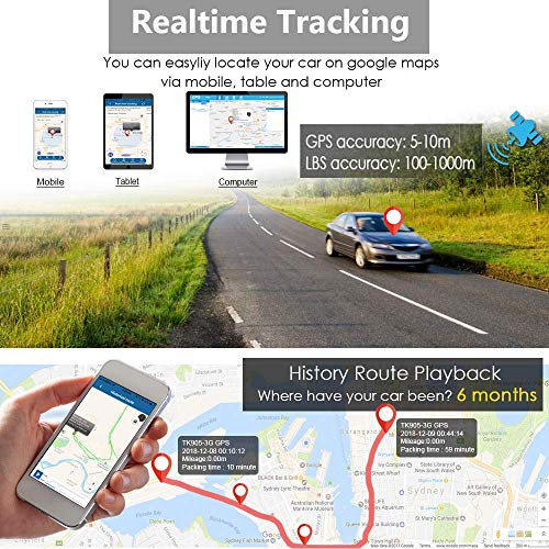 Winnes Localizzatore GPS,GPS Tracker 90 Giorni Standby Tracking in ...