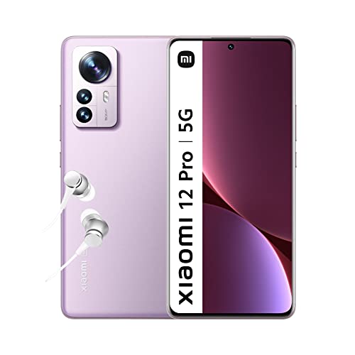 Xiaomi 12 Pro - Smartphone 8+256GB, 6.73” 120Hz AMOLED Display, Snapdragon 8 Gen 1, Pro-Grade Triple 50MP Camera, 4600mAh, 120W Xiaomi HyperCharge, Purple (Versione IT + 2 Anni di Garanzia)