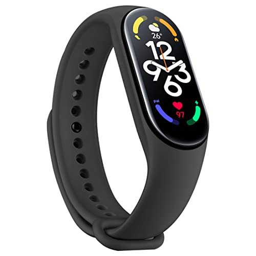 Xiaomi Mi Smart Band 7 Activity Tracker Fitness Smartwatch con Schermo AMOLED a Colori 1,62  Monitoraggio SpO2 e Battito Cardiaco 120+ Modalità di Esercizio, Contapassi, Ricarica Magnetica, 5 ATM