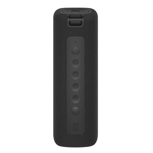 Xiaomi Portable Bluetooth Speaker (16W), Altoparlante Portatile, Connessione Bluetooth 5.0, Black, True Wireless Stereo, Impermeabilità IPX7, Batteria a lunga durata, Nero, Versione Italiana