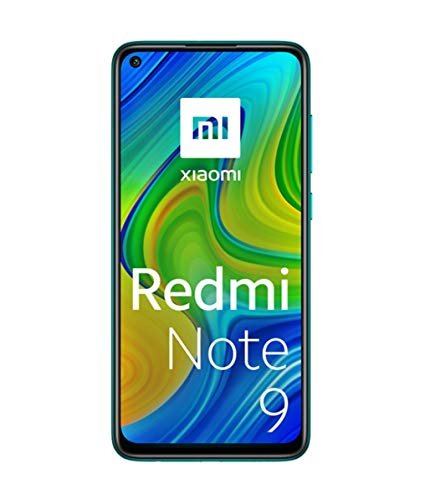 Xiaomi Redmi Note 9 -Smartphone 6.53  FHD+ DotDisplay (4GB RAM, 128GB ROM, Quad Camera , 5020mah Batteria, NFC) 2020 [Versione Italiana] - Colore Forest Green