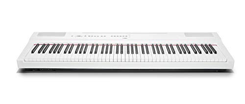 Yamaha Digital Piano P-125WH – Pianoforte Digitale compatto, dinamico e potente – Design elegante e facile da usare – Compatibile con l Applicazione Gratuita Smart Pianist – Bianco