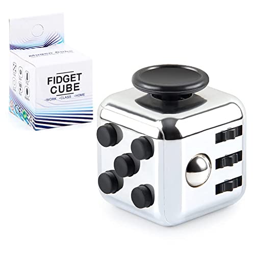 Yeefunjoy Fidget Toy Fidget Cube Giocattolo per Le Dita Cube Anti-Stress Ansia Relief Giocattoli con 6 Diverse funzioni Passare Il Tempo Ufficio in Aula Regalo per Adulti e Bambini
