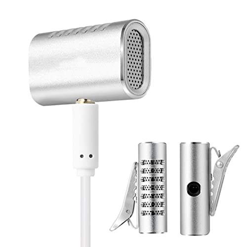 YIAGXIVG Mini Microfono a Doppio Condensatore Microfono Lavalier per Telefono Mobile Wireless Stage Studio Attrezzature R977 microfono senza fili auricolare