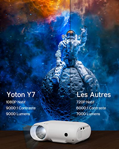 YOTON Proiettore 5G WiFi Bluetooth 9000 Lumens Proiettore Portatile...