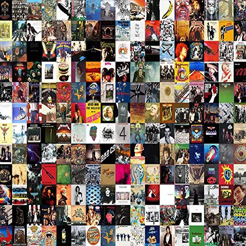 1000 PCS Greatest Rock Albums Puzzle, Jigsaw Puzzle e Galaxy Puzzle Puzzle per Adulti Adolescenti, Jigsaw Puzzle Ogni Pezzo è Unico, Bonus Poster a Doppia Faccia Divertente PuzzleA