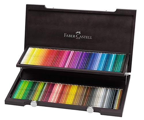 120 set di colori Faber-Castell Albrecht Durer matite acquerello (caso scatola di legno) (japan import)