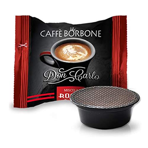 200 Capsule Compatibil Lavazza a Modo Mio Caffe  Borbone Don Carlo Miscela Rossa