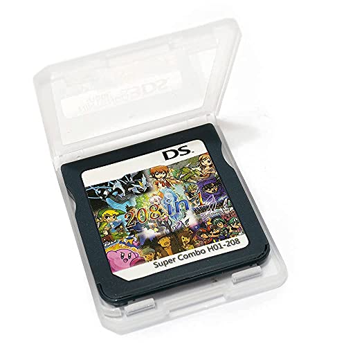 208 in 1 Games DS Games NDS Game Card Super Combo Cartuccia per DS NDS NDSL NDSi 3DS 2DS XL