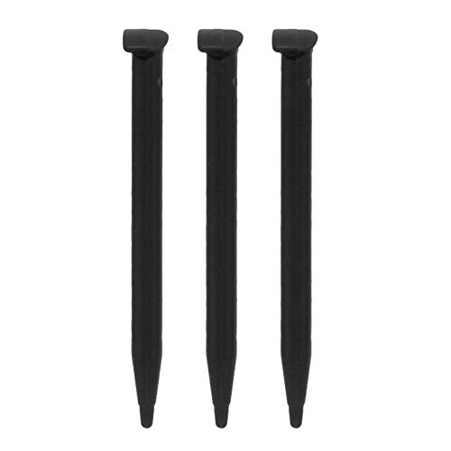3 penne stilo per Nintendo 2DS XL Set di penna (nero)