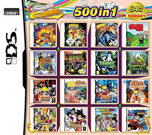 500 in 1 Gioco DS Super Combo Cartridge NDS Game Card per DS NDS NDSL NDSi 3DS 2DS XL
