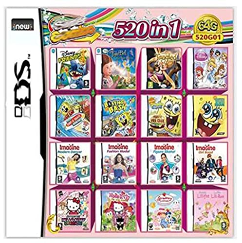 520 giochi in 1 DS Game Super Combo Cartuccia DS Giochi per DS NDS ...