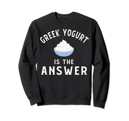 Abbigliamento per yogurt greco - Il miglior design divertente per gli amanti degli yogurt Felpa