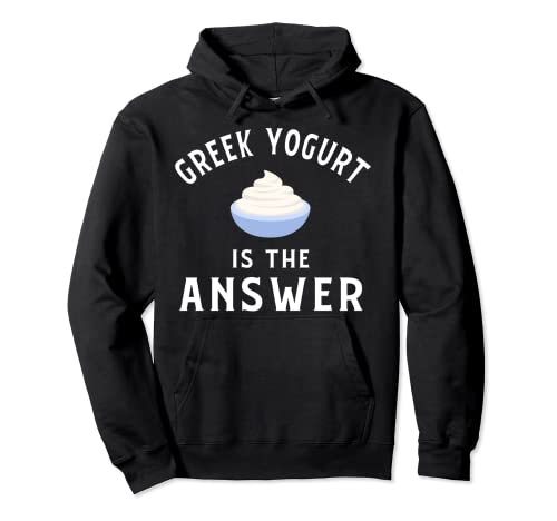 Abbigliamento per yogurt greco - Il miglior design divertente per gli amanti degli yogurt Felpa con Cappuccio