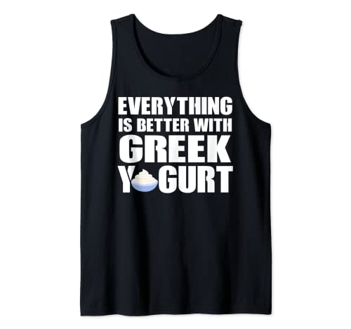 Abbigliamento per yogurt greco - Incredibile design divertente per gli amanti degli yogurt Canotta