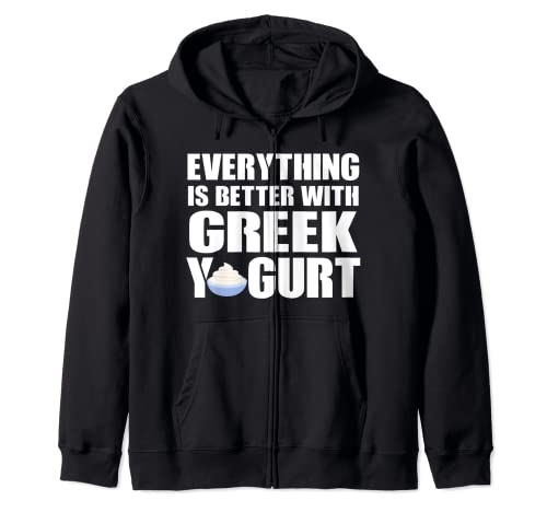 Abbigliamento per yogurt greco - Incredibile design divertente per gli amanti degli yogurt Felpa con Cappuccio
