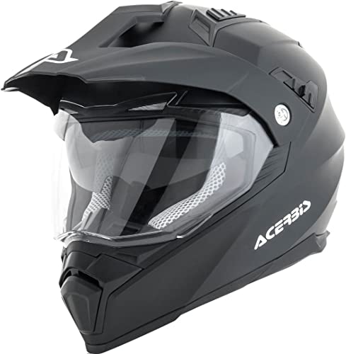 Acerbis 0022310.091.064 Casco Flip Fs-606 Nero 2, Helmet Uomo, M...