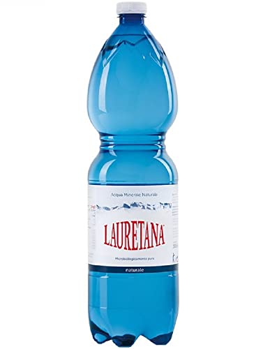 Acqua Minerale Naturale Lauretana, Bottiglie di Acqua da 1,5x6 litr...