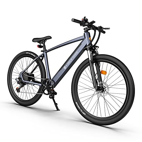 ADO D30 27,5 , bicicletta elettrica per mountain bike,25 km h, bicicletta con forcella ammortizzata MTB, batteria da 36 V, 10,4 Ah, motore da 250 W, cambio Shimano a 9 marce(cian)