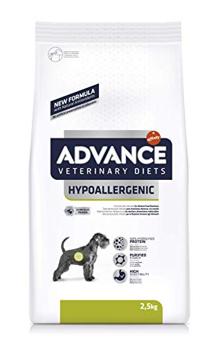 Advance Veterinary Diets - Hypoallergenic - Cibo per Cani con Per le Reazioni Avversi agli Alimenti - 2,5kg