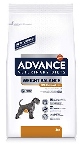 Advance Veterinary Diets - Weight Balance Medium-Maxi - Cibo per Cani con Problemi di Sovrappeso - 12kg