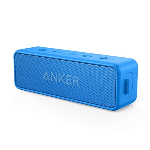 [Aggiornato] Speaker Bluetooth portatile Anker SoundCore 2 con suono stereo 12W, Bluetooth 5, BassUp, impermeabile IPX7, 24h di riproduzione, associazione stereo WiFi, speaker da casa, esterno, viaggi