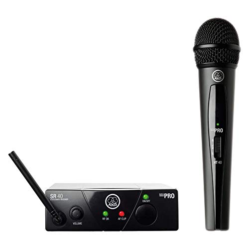 AKG WMS 40 mini Vocal (ism 3 - 864.850 mhz) radiomicrofono per karaoke, palestre, scuole, luoghi di culto