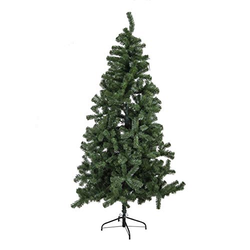 Albero di Natale Monte Prado artificiale verde 520 rami con supporto in metallo alto 180cm