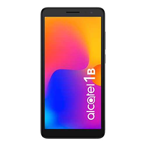 Alcatel 1B 2022 - Smartphone 4G Dual Sim, Display 5.5 , 32 GB, 2GB RAM, Camera, Android 11, Batteria 3000 mAh, Prime Black [Italia]
