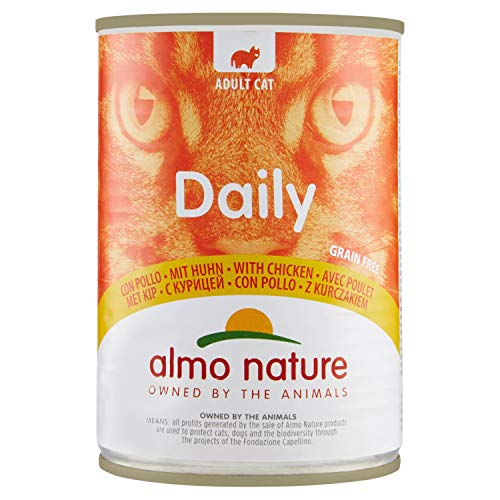 Almo Nature Dailymenu con Pollo Umido Gatto Premium Grain Free - 24x400 g