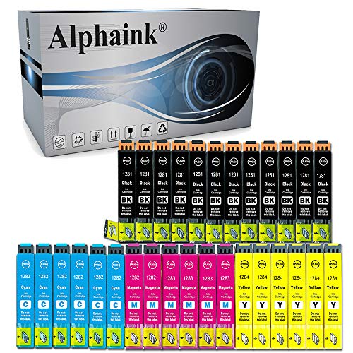 Alphaink 30 Cartucce compatibili con Epson T1281 T1282 T1283 T1284 ...
