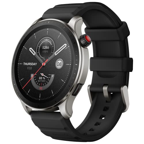 Amazfit GTR 4 Smartwatch Orologio Intelligente, AMOLED da 1,43 , Dual Band GPS, 150 Modalità Sportive, Riproduzione di Musica, Telefonate Bluetooth, Cardiofrequenzimetro, Alexa Integrato, SpO2