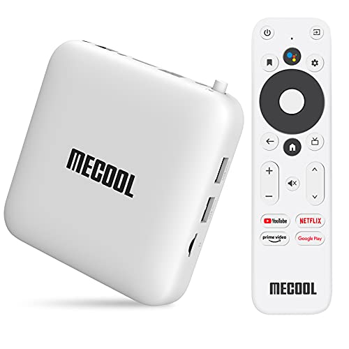 Android TV Box 10.0 MECOOL KM2 Android TV con Netflix Certificato Amlogic S905X2-B TV BOX Android 4K Certificato Google 2G DDR4 8G EMMc BT 4.2 Smart Box TV Android Dolby Audio
