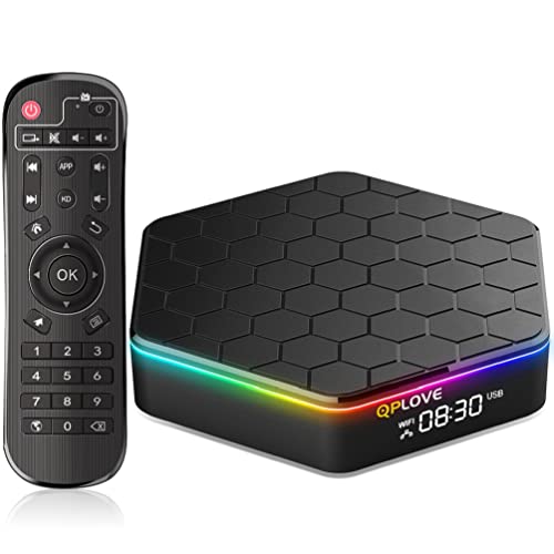 Android TV Box, 4GB RAM 64GB ROM Android 12.0 TV Box H618 Quad-Core Cortex-A53 CPU Support 3D 6K 2.4G 5.0G WiFi6 BT 5.0 Smart TV Box