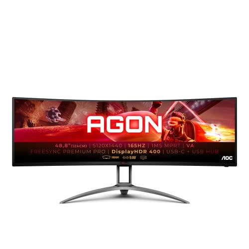 AOC Gaming AG493UCX monitor 49p negro