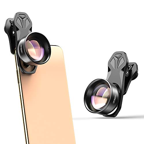 Apexel Obiettivo della Fotocamera del Telefono HD-Teleobiettivo 2X {Lente Verticale} per iPhone, Pixel, Huawei, Xiaomiand Telefoni cellulari Samsung Galaxy